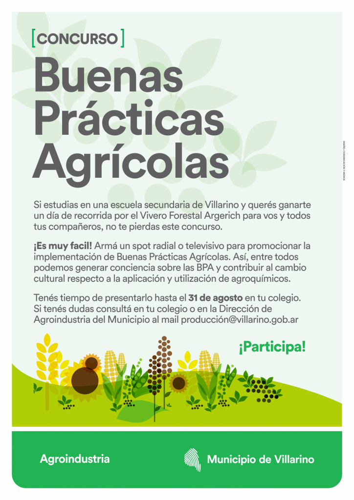afiche- buenas prácticas agrícolas