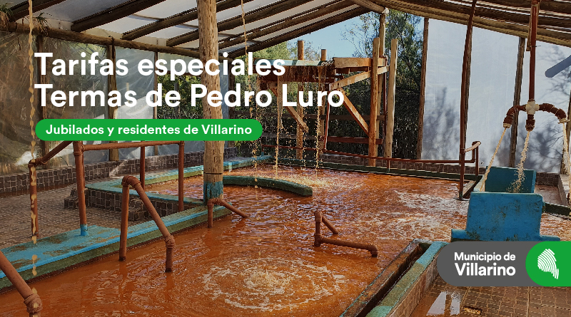 ¡Tarifas Especiales para Jubilados y Residentes de Villarino en las Termas de Pedro Luro!