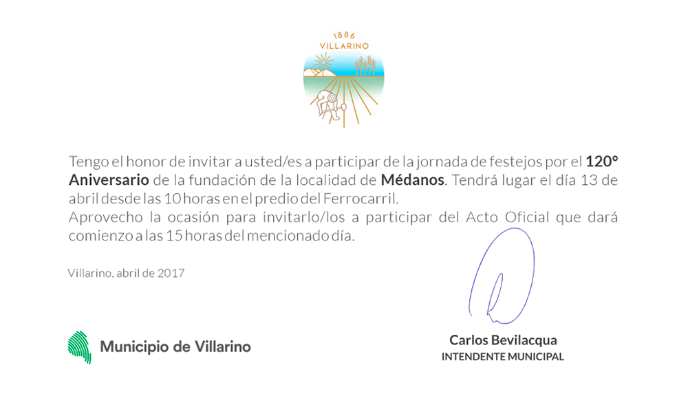 120º Aniversario de la localidad de Médanos
