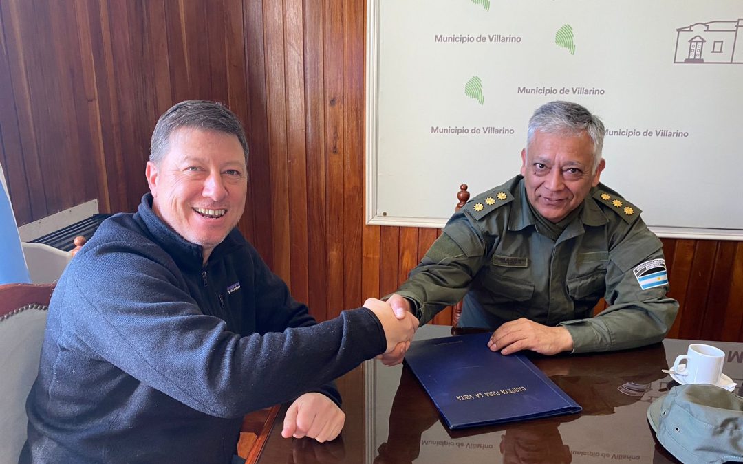 Se firmó un convenio para la instalación de una base operativa de Gendarmería Nacional en Villarino⁣