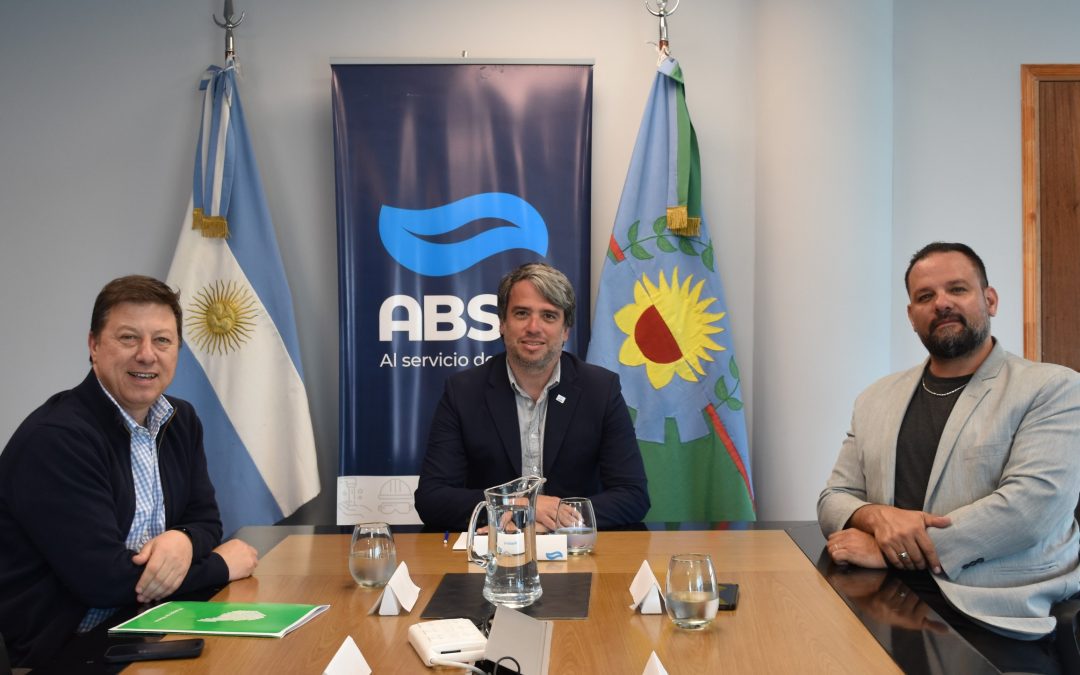 El Intendente Bevilacqua gestionó obras de agua y cloacas ante el presidente de ABSA