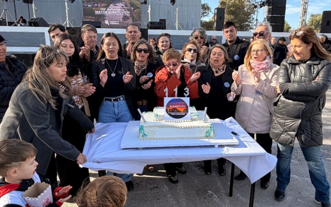 Mayor Buratovich celebró sus 113 años de historia, identidad y comunidad